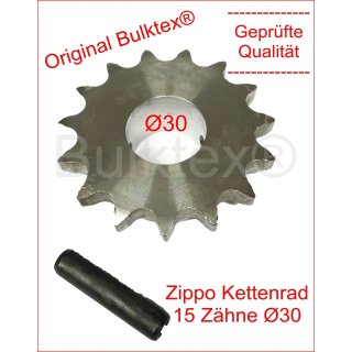 Bulktex® Kettenrad Antriebsrad Ritzel passend für Zippo Typ:1250 1211 1101 ZO2