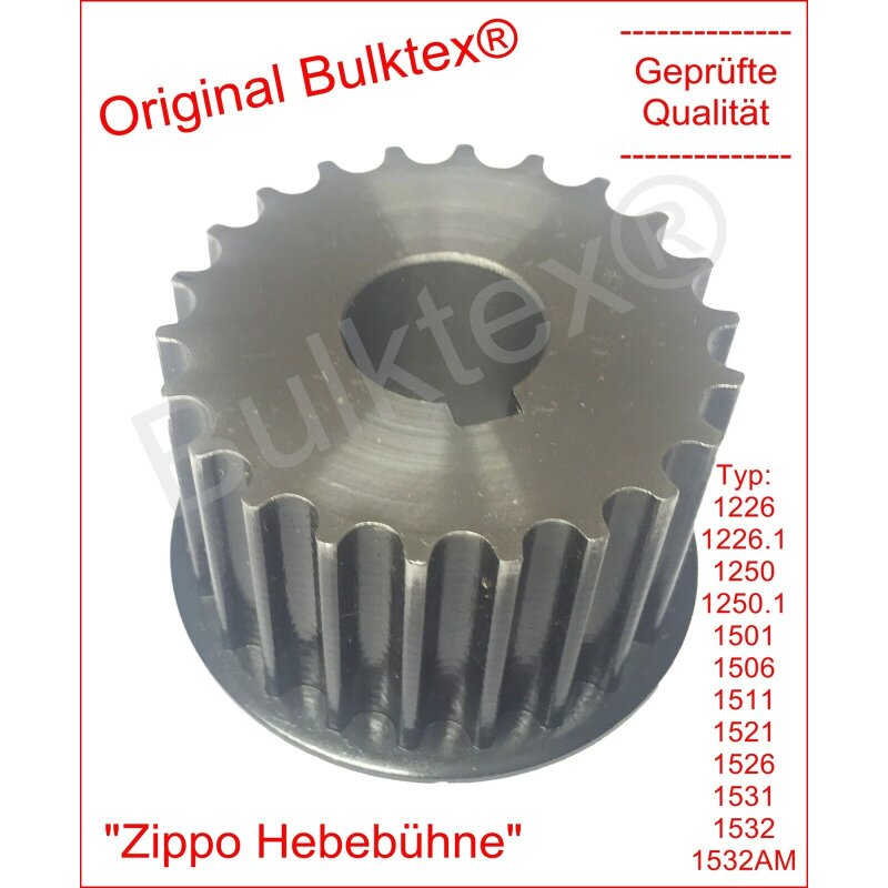 Zahnriemenrad Riemenrad Pass. Zippo 1250 1506 1511 1501 Hebebühne Obe