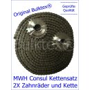 MWH Consul Hebebühne Kette Satz sprocket wheel H049...
